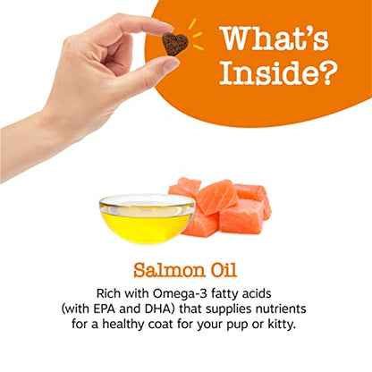 Wild Alaskan Salmon Oil for Dogs & Cats - Omega 3 Skin & Coat Support - Liquid Food Supplement for Pets - Natural EPA + DHA Fatty Acids for Joint Function, Immune & Heart Health 8oz - Pump Top-UPStoxs