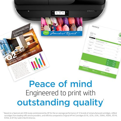 HP 63 Black Ink Cartridge | Works with HP DeskJet 1112, 2130, 3630 Series; HP ENVY 4510, 4520 Series; HP OfficeJet 3830, 4650, 5200 Series | Eligible for Instant Ink | F6U62AN-UPStoxs