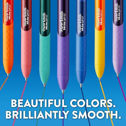 Paper Mate InkJoy Gel Pens, Medium Point, Assorted, 10 Count-UPStoxs