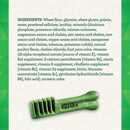 Greenies Original Teenie Natural Dental Care Dog Treats, 36 oz. Pack (130 Treats)-UPStoxs
