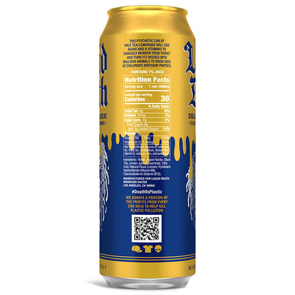 Liquid Death, Dead Billionaire Iced Tea, 8-Pack (King Size 19.2oz Cans), Half Lemonade Half Black Tea Sweetened With Real Agave, B12 & B6 Vitamins, Low Calorie & Low Sugar-UPStoxs