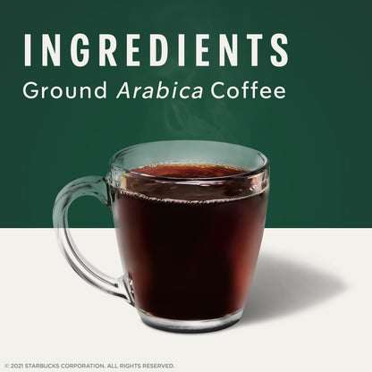Starbucks K-Cup Coffee Pods, Dark Roast Coffee, Sumatra for Keurig Brewers, 100% Arabica, 4 boxes (96 pods total)-UPStoxs