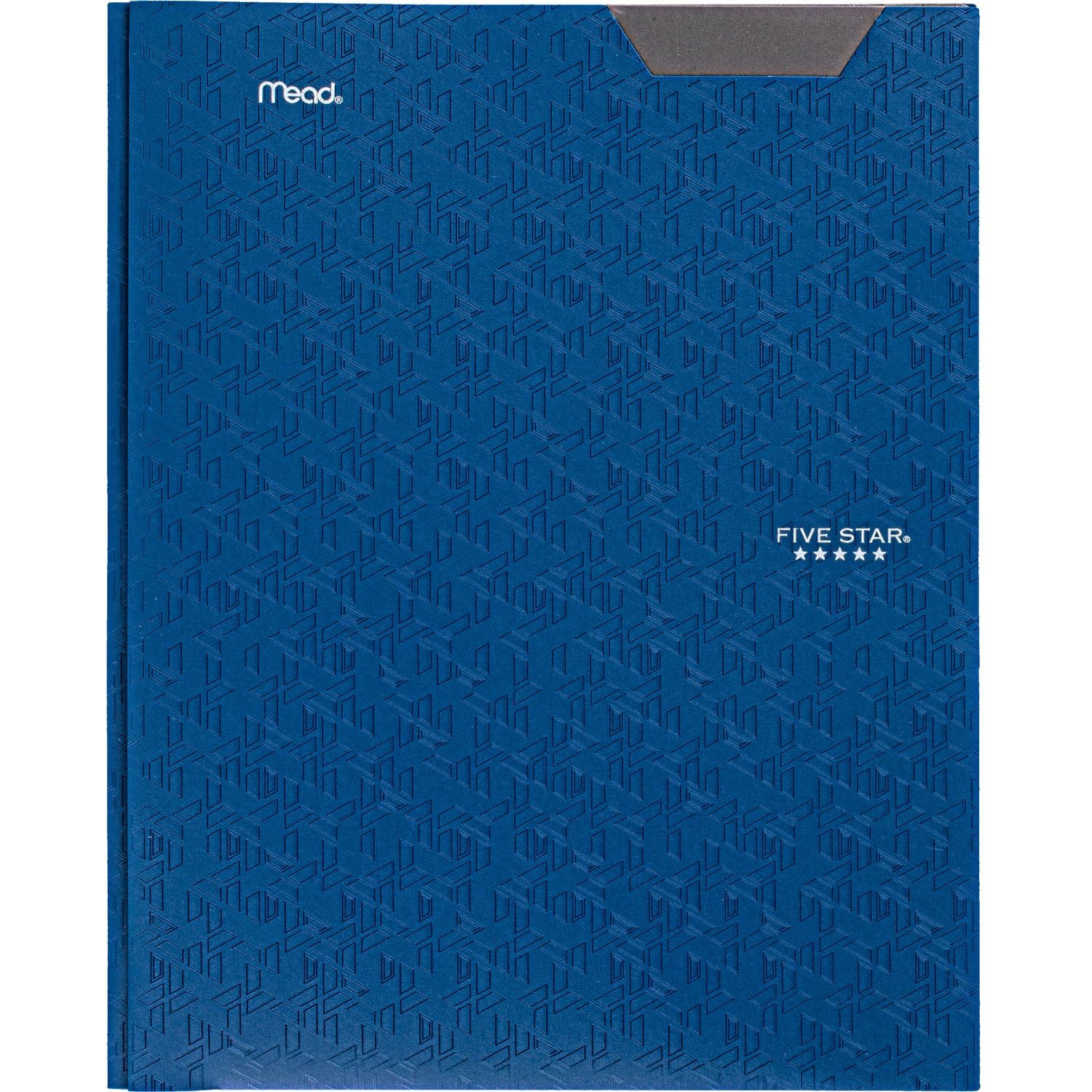 Five Star 2 Pocket Folder, Stay-Put Folder, Plastic Colored Folders with Pockets & Prong Fasteners, For Home, School Supplies & Home Office, 11” x 8-1/2”, Blue (72115)-UPStoxs